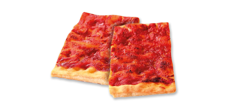 Quadrotti al pomodoro